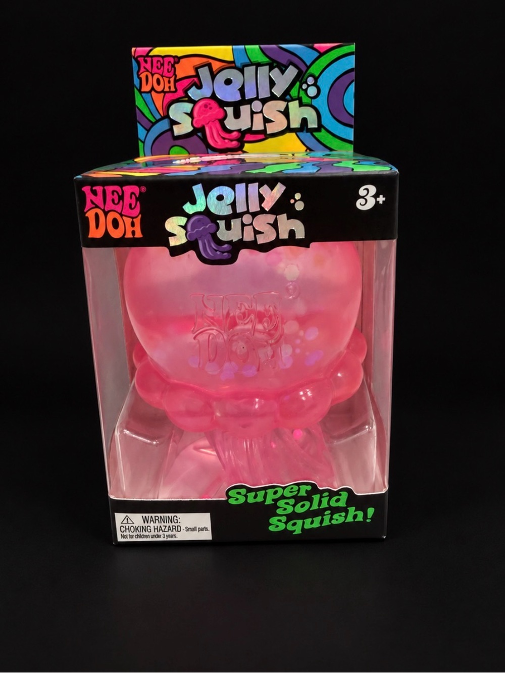 🪼💖 *BRAND NEW* NEE-DOH JELLY SQUISH – PINK JELLYFISH 💖🪼